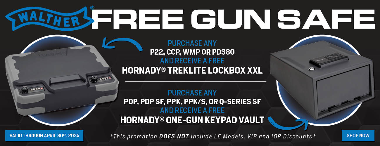 Walther Free Gun Safe Promo